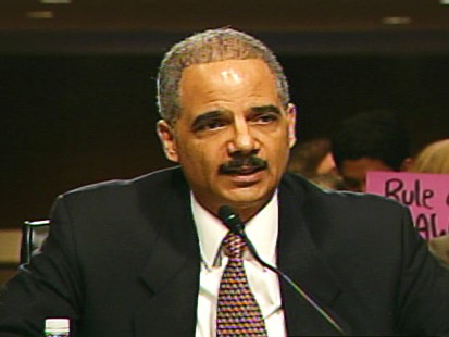 Video of Attorney General Eric Holder defending trials of 9/11 suspects.