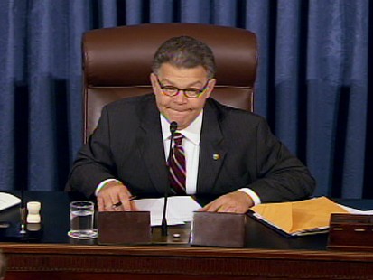 ABC News video of Al Franken presiding over Sotomayors confirmation.
