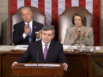 Video of Prime Minister Gordon Brown address Congress.