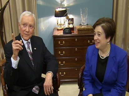 Video of Senator Orrin Hatch meeting with Elena Kagan on Capitol Hill