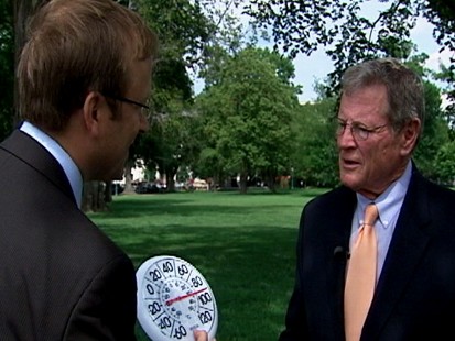 Video: ABC News Jonathan Karl Interviews Sen. Inhofe on global warming.