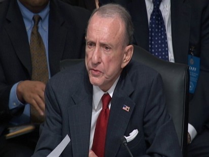 Video: Sen. Arlen Specter questions Elena Kagan.