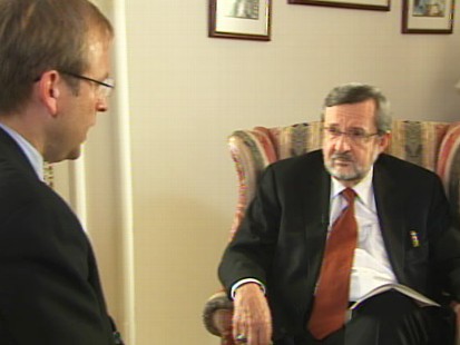 Video of Congressman Obey talking to ABCs Jonathan Karl about war funding.