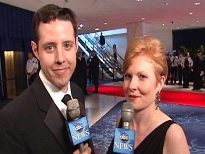 Video of Rick Klein and Ana Marie Cox chating with celebs.