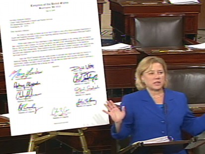 Video of Senator Mary Landrieu defending the so called Louisiana Purchase.