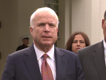 Video of Sen. Reid, Speaker Pelosi, Sen. McCain and Rep. Boehner discussing the meeting with President Obama about Afghanistan strategy.