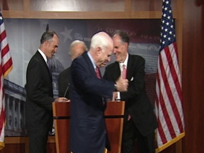 Video: Senator John McCain walking out of press conference.