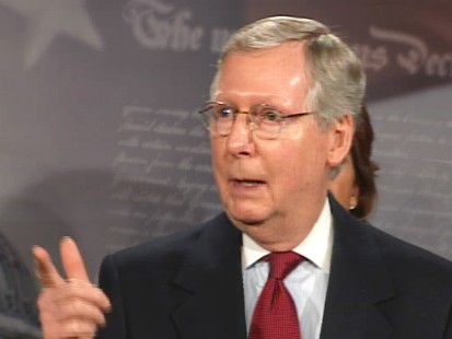 Video of Senator Mike McConnell on Senator Harry Reids race comments.