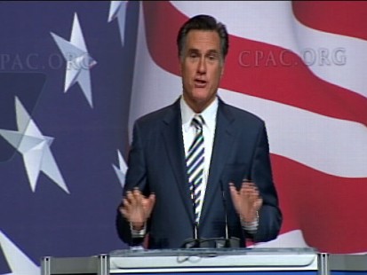 ABC News video of Mitt Romney at CPAC.