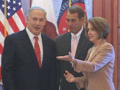 Video of Pelosi, Boehner and Netanyahu on Capitol Hill