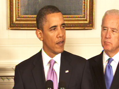 Video of President Obama saying he will take on big banks.