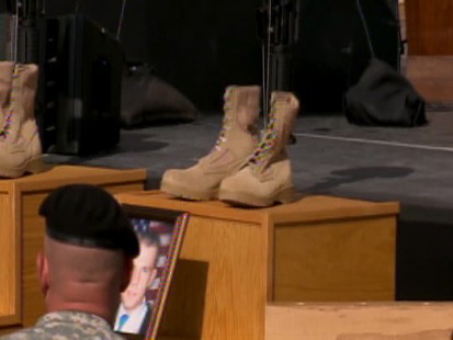 ABC News video of President Obama honoring those fallen at Fort Hood Nov. 5.
