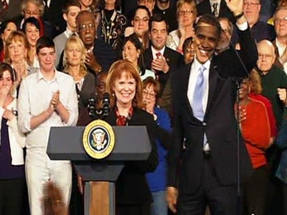 Video of President Barack Obama in Ohio talking about Natoma Canfield.