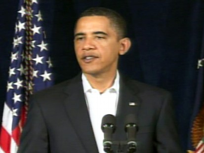 ABC News video of President Obama speaking about December 2009 Iran protests.