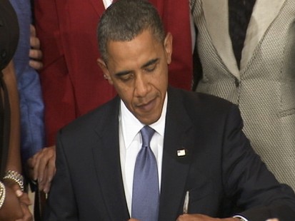 Video: President Obama signs Small-Business Jobs Bill.