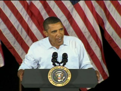 ABC News video of Obamas Labor Day speech in Ohio.