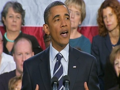 Video: Obama gives firey remarks on economy and GOP.