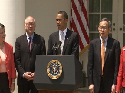 Video of President Barack Obamas remarks on oil spill.