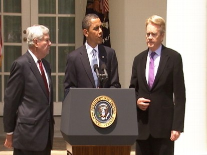 Video of President Barack Obama announcing oil spill investigation commission.