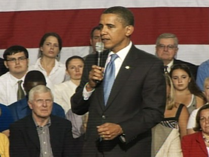 Video of President Obama addressing concerns about paying for health care.