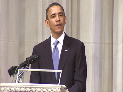 Video of President Barack Obama remarks at Dorothy Height service.