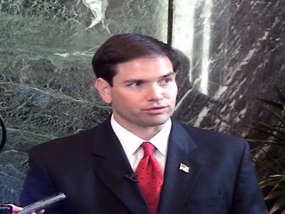 Video of Marco Rubio talking about terrorism.