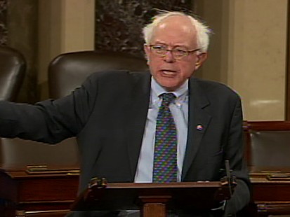 Video of Senator Bernie Sanders on health care amendment.