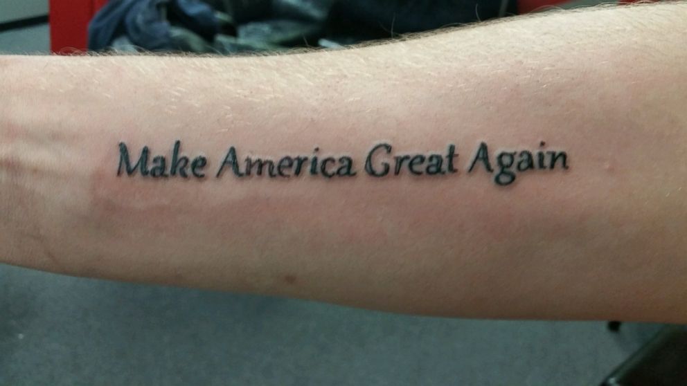 New Hampshire Tattoo Artist Offers Free Trump Stamps ABC News