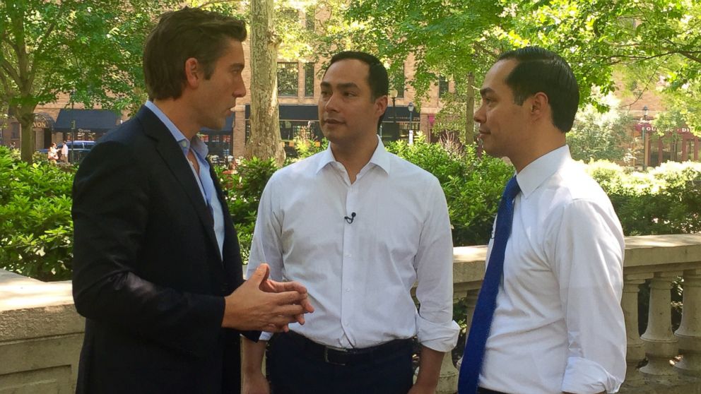 Julian and Joaquin Castro Weigh In on Hillary Clinton, Donald Trump ...