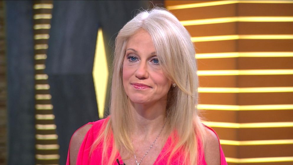 Kellyanne Conway is seen here on "Good Morning America," Aug. 26, 2016.