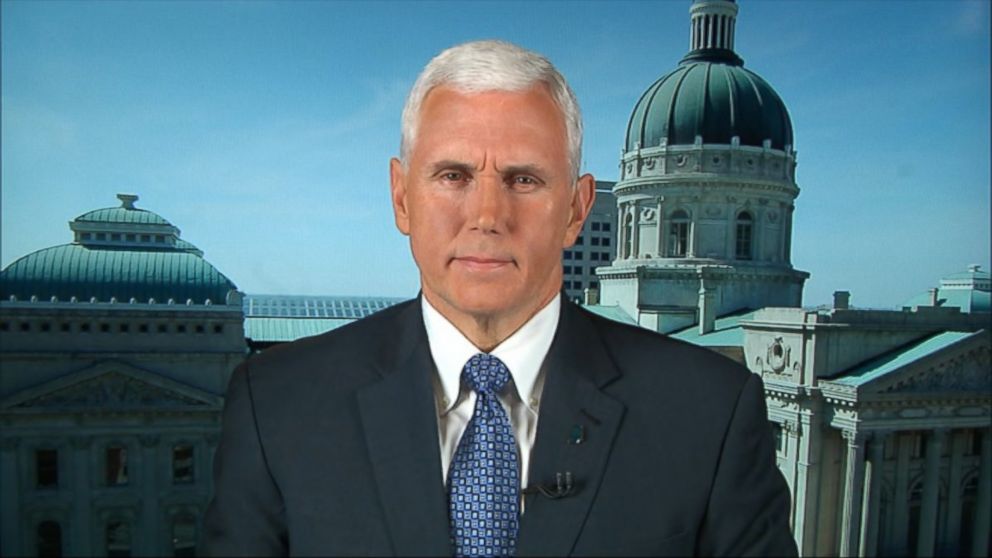 PHOTO: Gov. Mike Pence on 'This Week'
