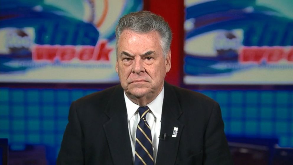 PHOTO: Rep. Peter King (R) New York on 'This Week'