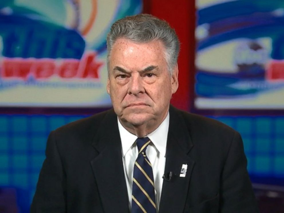 PHOTO: Rep. Peter King (R) New York on This Week