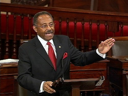 VIDEO: Sen. Roland Burris filibusters on health care reform with a holiday reading.