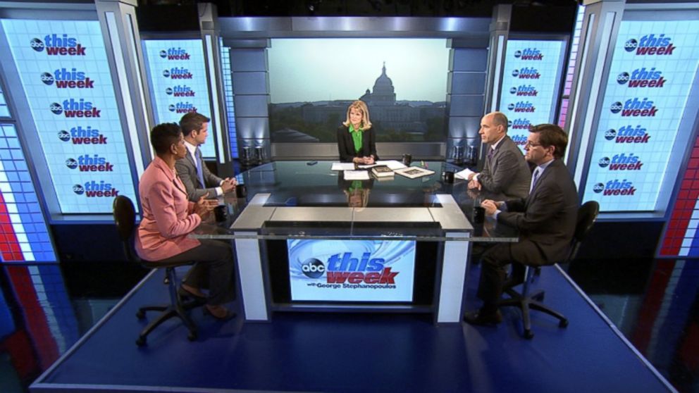 Representative Donna Edwards (D) Maryland, Representative Adam Kinzinger (R) Illinois, New York Times White House Correspondent Peter Baker, ABC News Political Analyst and Special Correspondent Matthew Dowd on 'This Week'