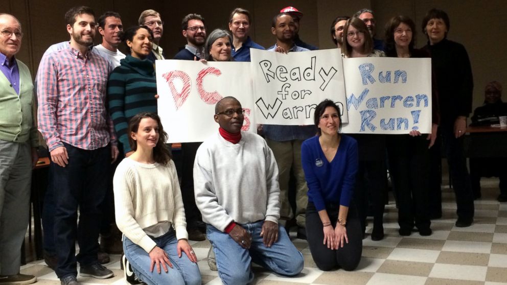 The group poses for a photo at the Run Warren Run meeting Feb. 1 at Martin Luther King Jr. Library in DC. 