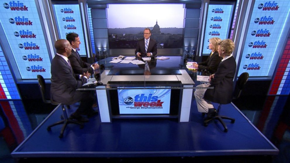 ABC News' Cokie Roberts, Yahoo News National Political Columnist Matt Bai, CNN's "Crossfire" Co-Host Van Jones, Former U.S. Senator (R-PA) Rick Santorum and Fox News Anchor Greta Van Susteren on 'This Week'