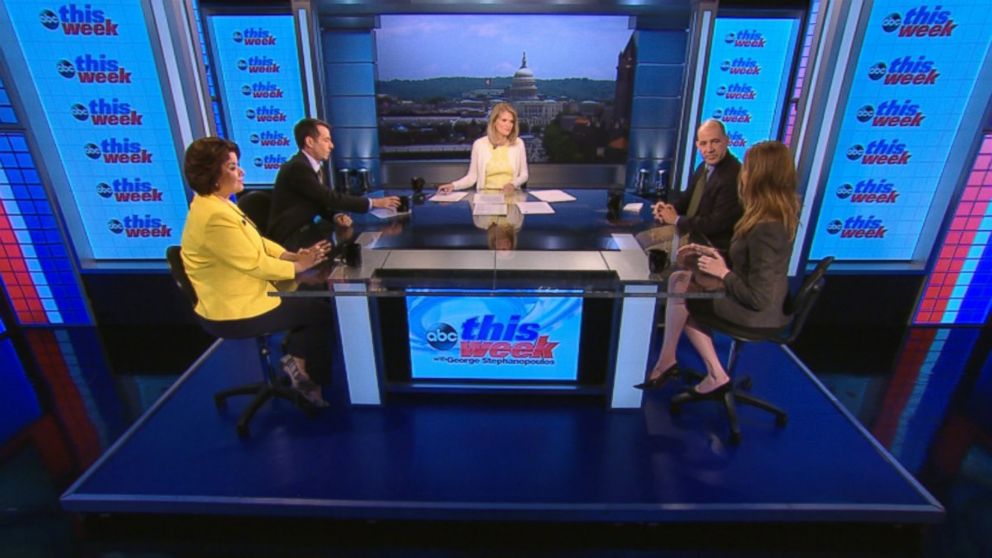 ABC News Political Analyst and ABC News Special Correspondent Matthew Dowd. ABC News Contributor and Republican Strategist Ana Navarro, ABC News Contributor and Former Obama White House Senior Adviser David Plouffe, Daily Beast Contributor and Republican Pollster Kristen Soltis Anderson on 'This Week'