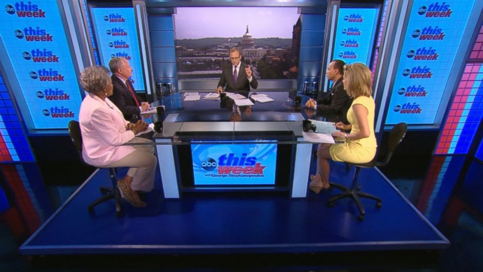 Rep. Luis Gutierrez (D) Illinois, ABC News Contributor and Democratic Strategist Donna Brazile, ABC News Contributor and Syndicated Radio Host Laura Ingraham, and ABC News Contributor and The Weekly Standard Editor Bill Kristol on 'This Week'