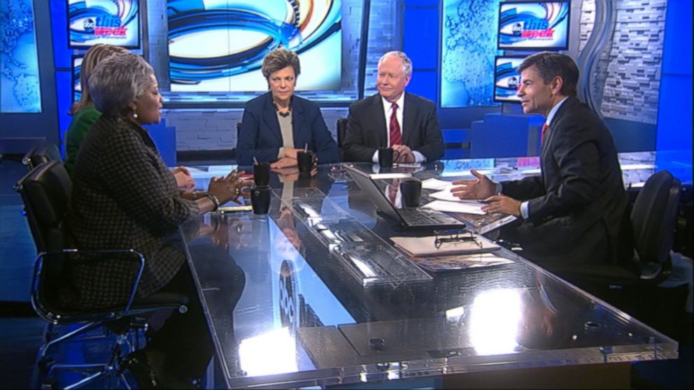 ABC News Contributor and Democratic Strategist Donna Brazile, ABC News Contributor and The Weekly Standard Editor Bill Kristol, ABC News' Cokie Roberts, and Republican Strategist and CNBC Contributor Sara Fagen on 'This Week'