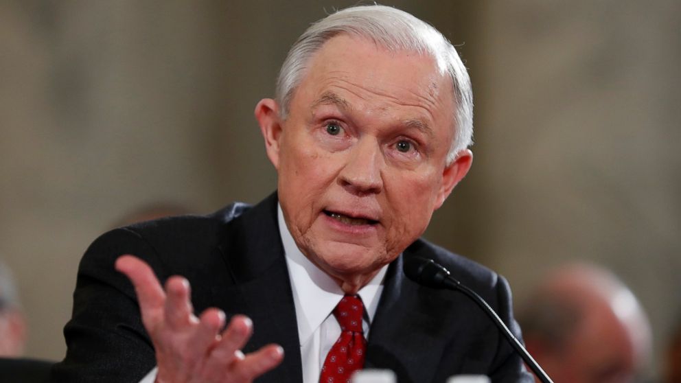 Attorney General-designate, Sen. Jeff Sessions, testifies on Capitol Hill in Washington,D.C., Jan. 10, 2017, at his confirmation hearing before the Senate Judiciary Committee. 