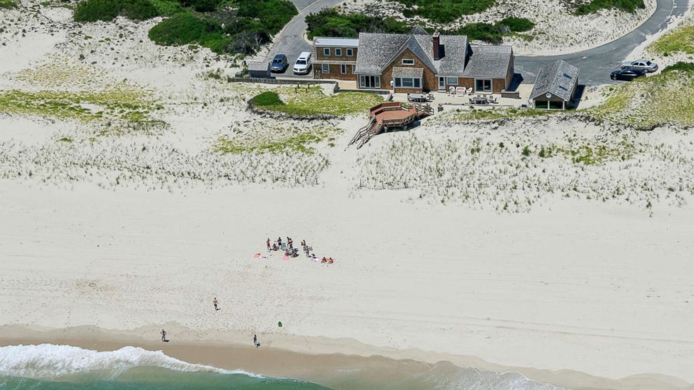PHOTO: New Jersey Gov. Chris Christie uses the beach with his family and friends at the governor's summer house at Island Beach State Park in N.J., July 2, 2017.