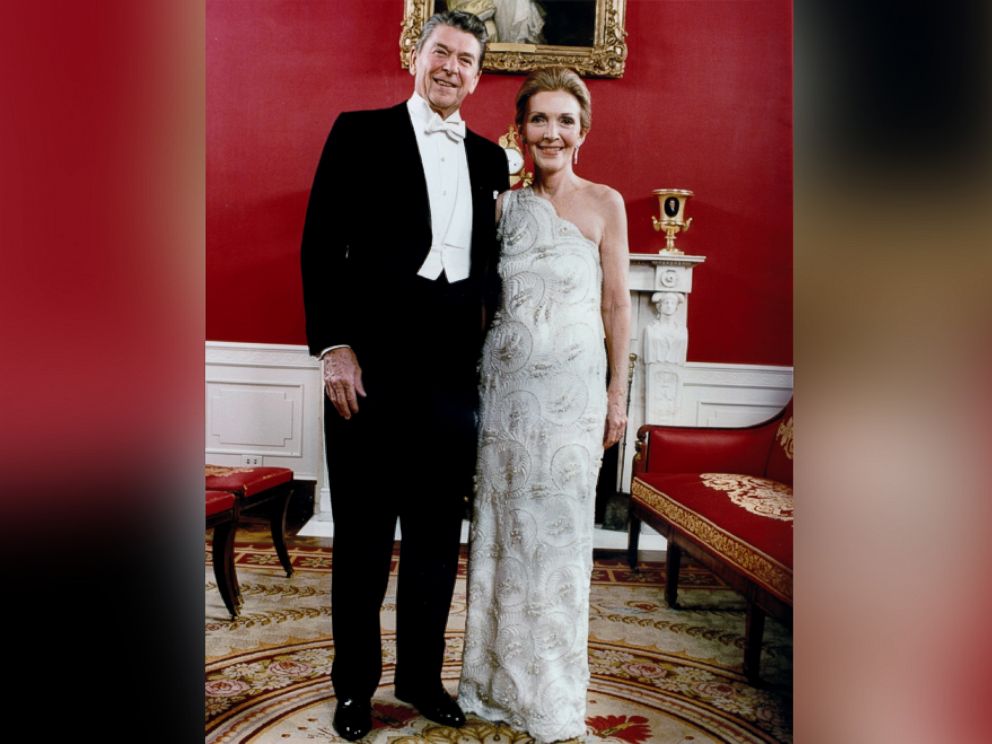 Nancy reagan inaugural gown hotsell