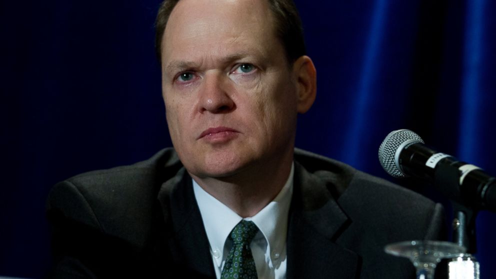 U.S. Court of Appeals, Eighth Circuit Judge Steven M. Colloton speaks in a discussion during the Federalist Society's National Lawyers Convention in Washington, Nov. 19, 2016.