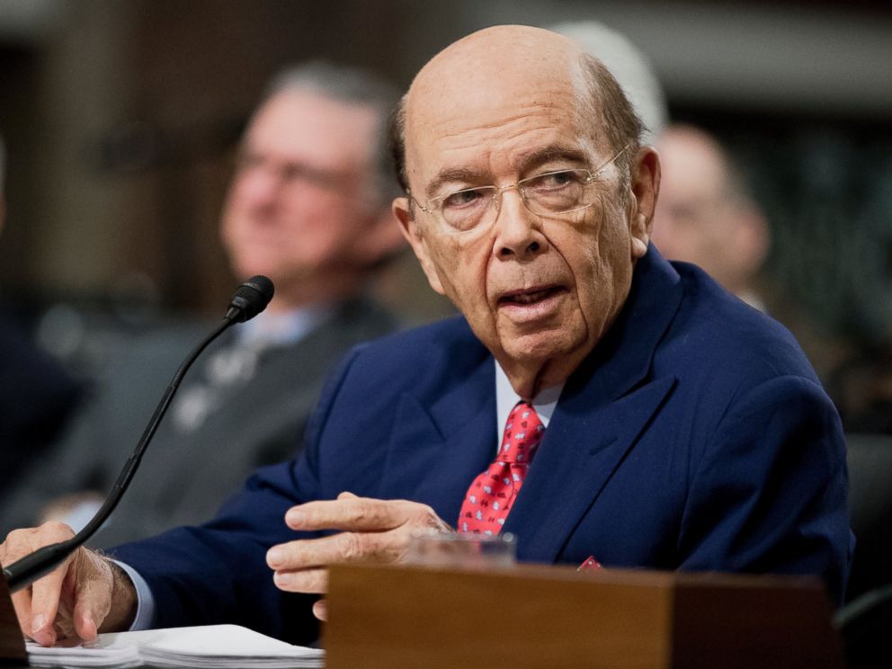 PHOTO: Commerce Secretary-designate Wilbur Ross testifies on Capitol Hill in Washington, Jan. 18, 2017, at his confirmation hearing before the Senate Commerce Committee.