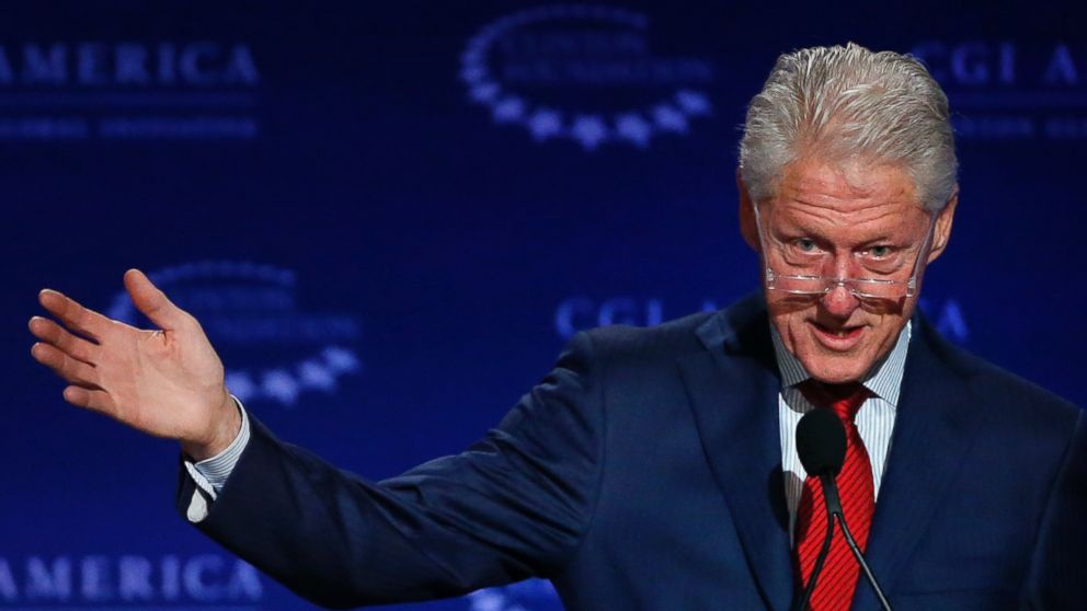PHOTO: In this June 10, 2015 file photo, former U.S. President Bill Clinton speaks at annual gathering of the Clinton Global Initiative America, which is a part of The Clinton Foundation, in Denver. 