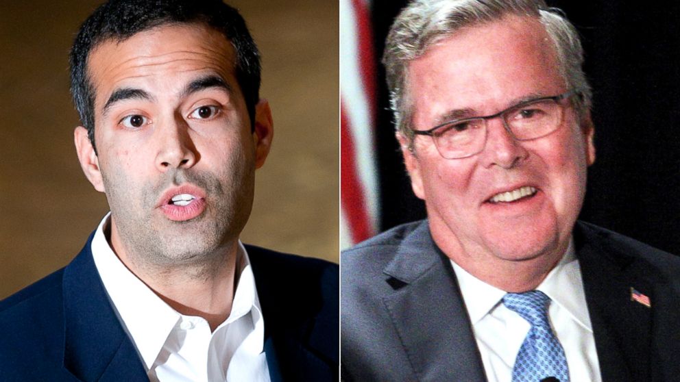 George P. Bush and his father, former Fla. Gov. Jeb Bush.