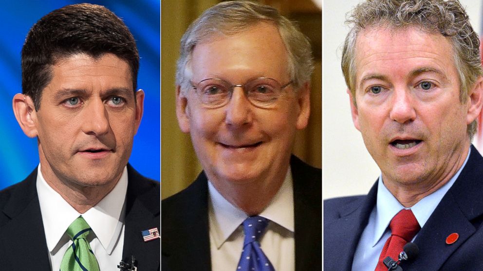 PHOTO: Top Republicans Paul Ryan, Mitch McConnell, and Rand Paul took to the Wall Street Journal's CEO Council Monday and Tuesday at the Four Seasons Hotel in Washington, D.C. to pitch their ideas for the next session of Congress.