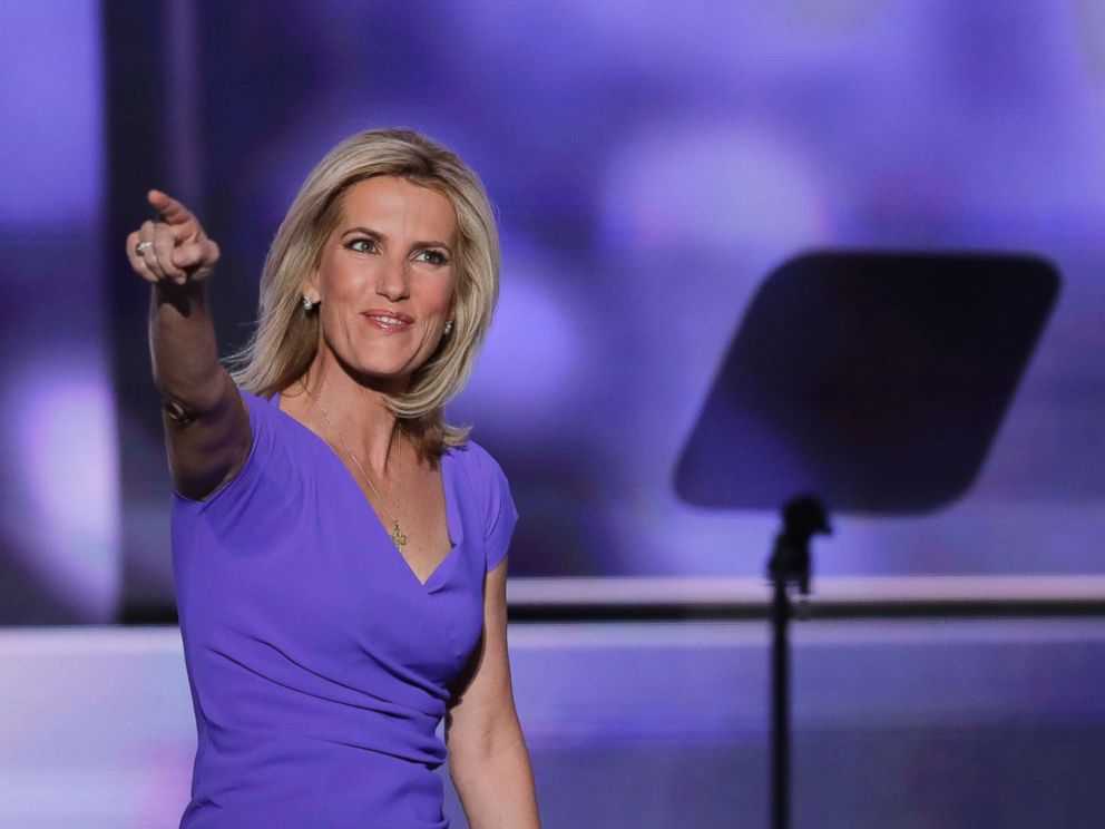 PHOTO: Conservative political commentator Laura Ingraham walks on stage during the third day of the Republican National Convention in Cleveland, Ohio, July 20, 2016.