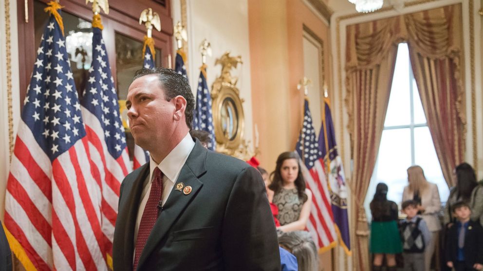 This photo taken Nov. 21, 2013 shows then-newly-elected Rep. Vance McAllister, R-La. waiting to be sworn in on Capitol Hill in Washington. 